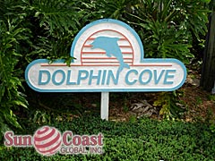 Dolphin Cove Community Sign